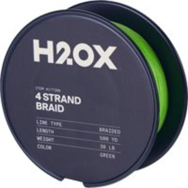 H2OX 4 Strand Braid Filler Spool - Green