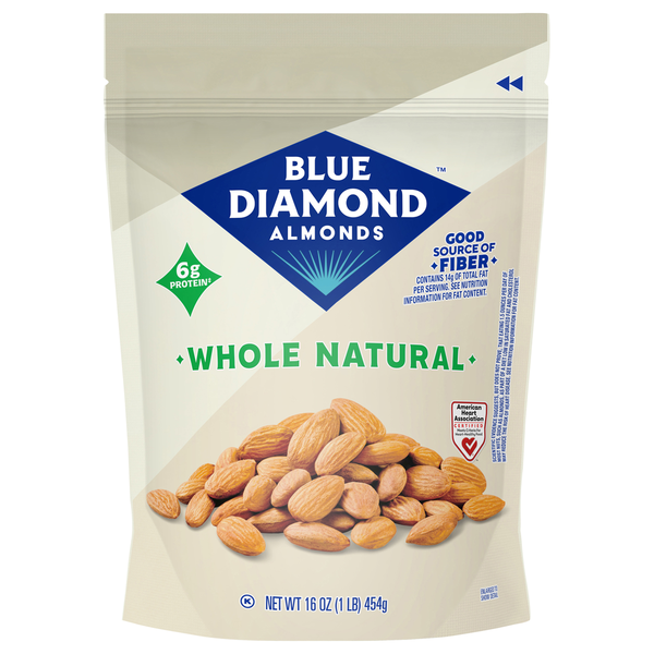 Blue Diamond Almonds, Whole Natural