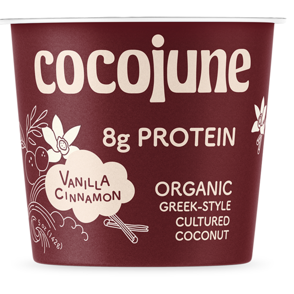 cocojune Vanilla Cinnamon Organic Greek-style Cultured Same-Day