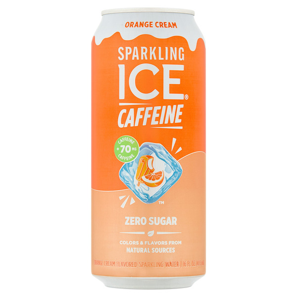 Sparkling Ice® Caffeine Zero Sugar Orange Cream Flavored Sparkling Water