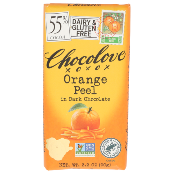 Chocolove Orange Peel In Dark Chocolate Bar Same-Day Delivery or
