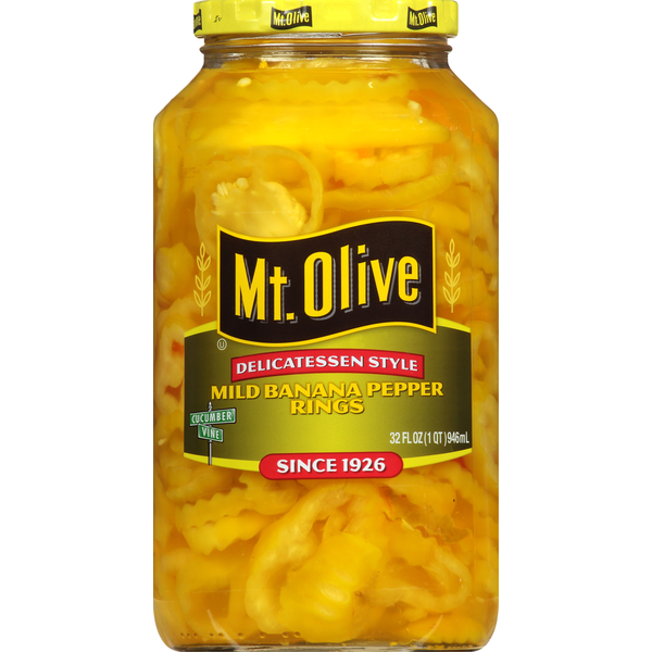 Mt. Olive Pickles, Mild Banana Pepper Rings
