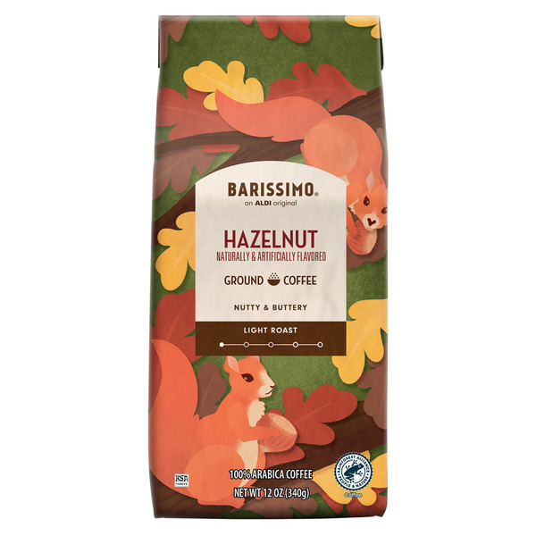 Barissimo Hazelnut Light Roast Ground Coffee Same-Day Delivery or