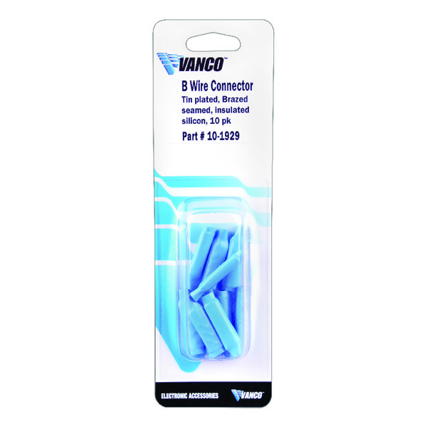 Vanco 19-20 AWG Insulated Wire Connectors - Blue