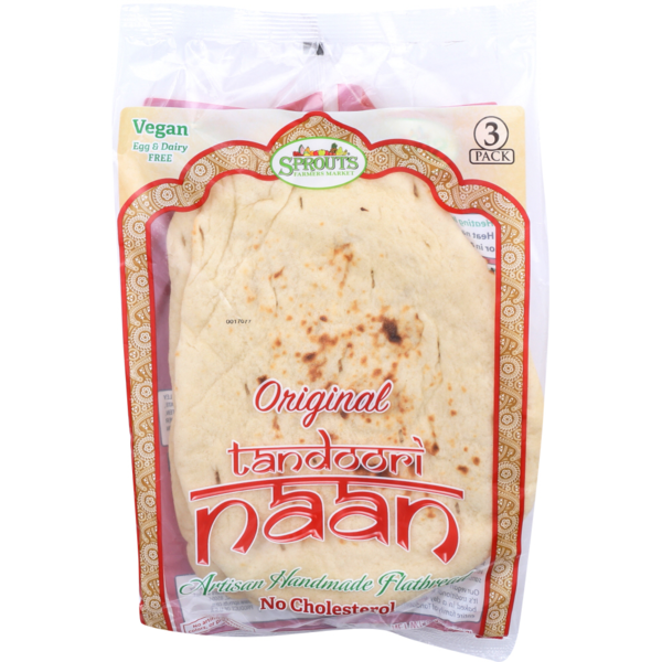Sprouts Original Tandoori Naan Bread (3 ct) from Sprouts Farmers Market