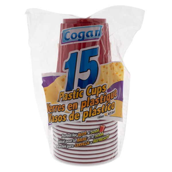 Cogan Disposable Plastic Cups Same-Day Delivery | Dollarama