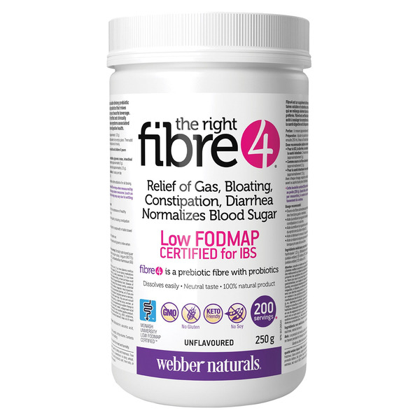 Webber Naturals The Right Fibre4 IBS Intestinal Discomfort Powder