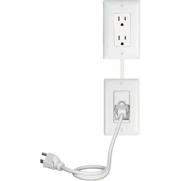 SANUS In-Wall Power Kit for TV Media In-Wall Box - White