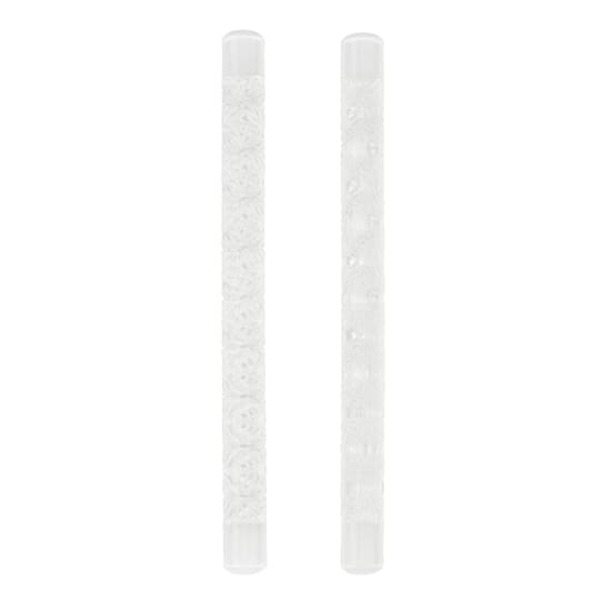 Makery Leaf & Scallop Decorative Acrylic Roller Set