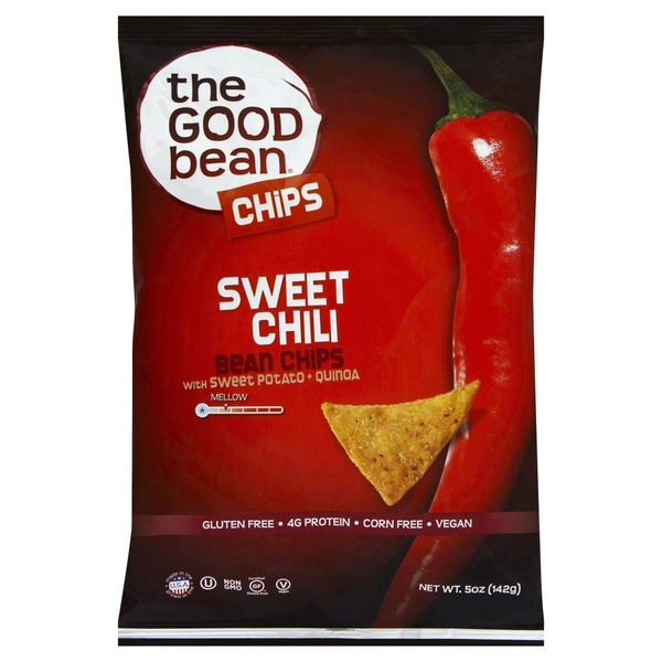 The Good Bean Bean Chips, with Sweet Potato + Quinoa, Sweet Chili (5 oz
