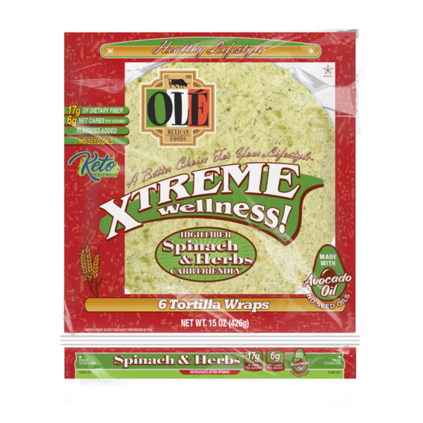 Ole Xtreme Wellness Spinach & Herbs, 10