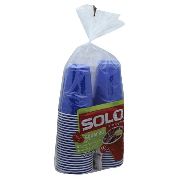 Publix SOLO Plastic Cups, Squared, 18 Ounce SameDay Delivery or Pickup