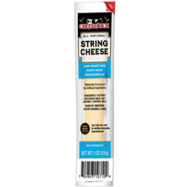 Cheesewich All Natural Low Moisture Part-Skim Mozzarella String Cheese