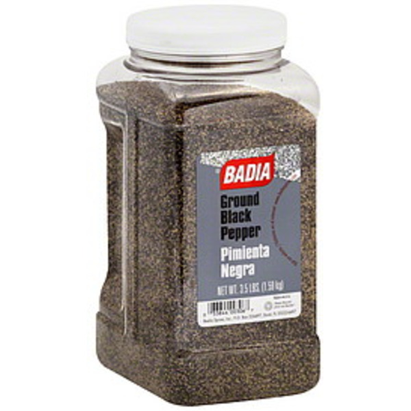 Badia - Ground Black Pepper - 3.5 lbs