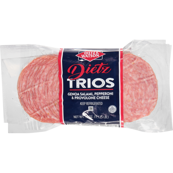 Dietz & Watson Genoa Salami, Pepperoni & Provolone Cheese Same-Day