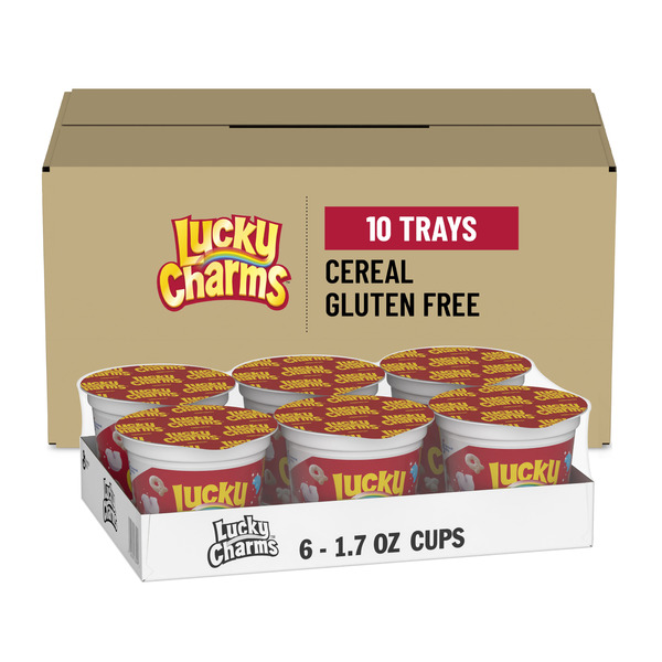 Lucky Charms Cereal Cup - 6/1.7 oz