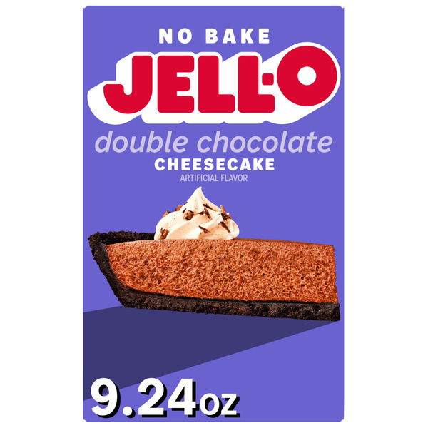 ジャスティス　ジョノコール ブルースモデルEPS Jell-O No Bake Double Chocolate Cheesecake Dessert Mix Same-Day