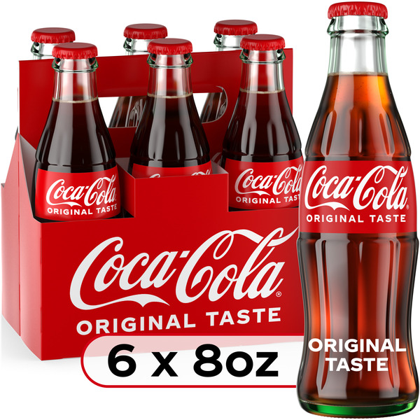 Coca-Cola Cola Soda Pop Glass Bottles Same-Day Delivery or Pickup