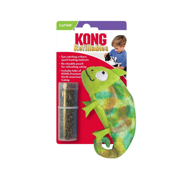 Kong Refillables Chameleon Toy for Cats