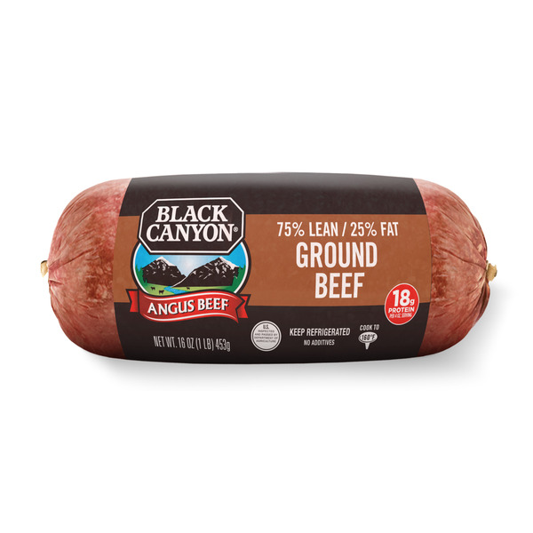 Black Canyon Angus Beef 75% Lean / 25% Fat, Ground Beef Same-Day