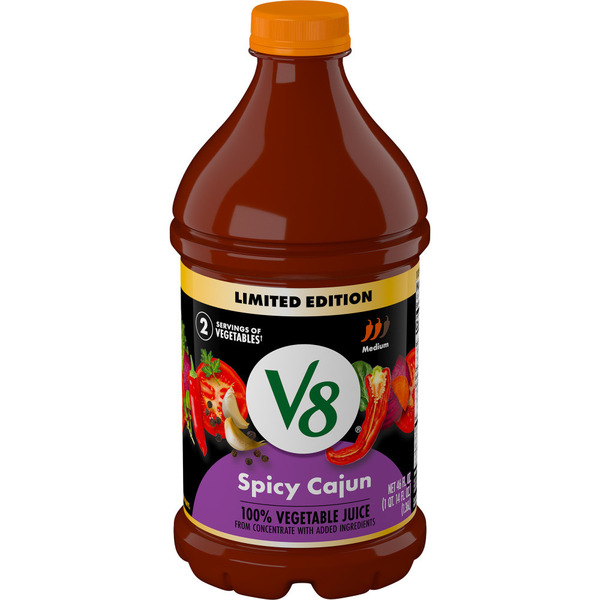 V8 Spicy Cajun 100% Vegetable Juice Same-Day Delivery or Pickup