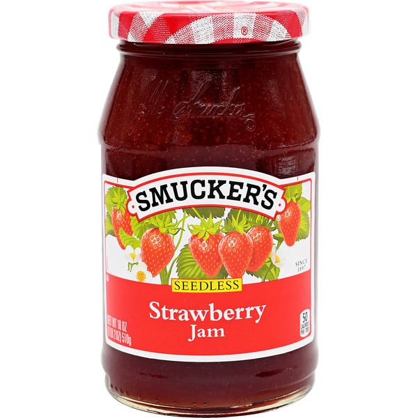 Smucker's Jam, Seedless, Strawberry