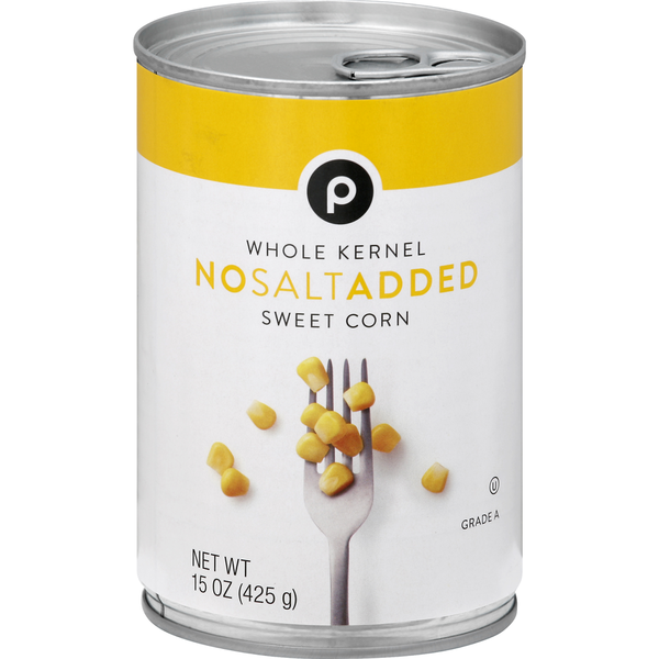 Publix Sweet Corn, No Salt Added, Whole Kernel (15 oz) Instacart