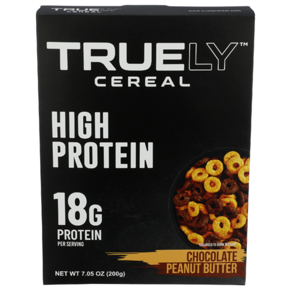 Truely Cereal Chocolate Peanut Butter High Protein Cereal