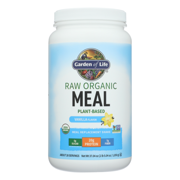 Garden of Life Organic Plant-Based Raw Vanilla Flavor Meal