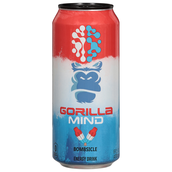 Gorilla Mind Energy Drink, Bombsicle Same-Day Delivery or Pickup