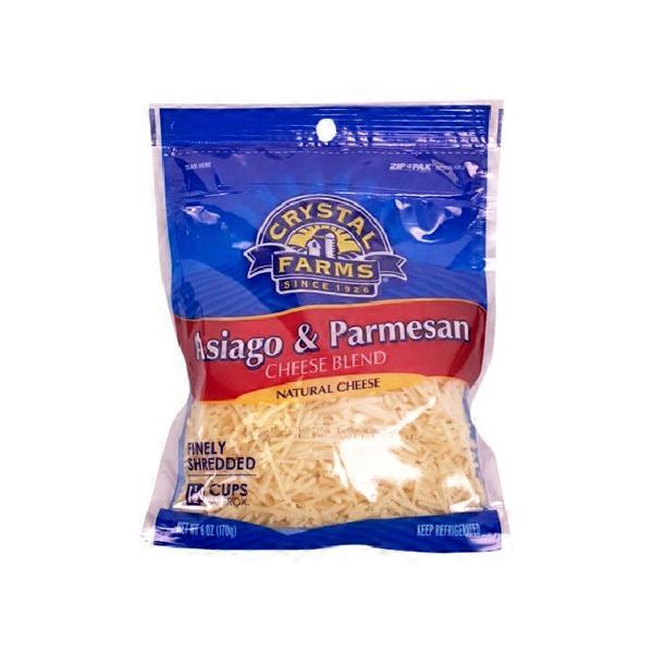 Crystal Farms Asiago & Parmesan Natural Cheese Blend (6 oz) Instacart