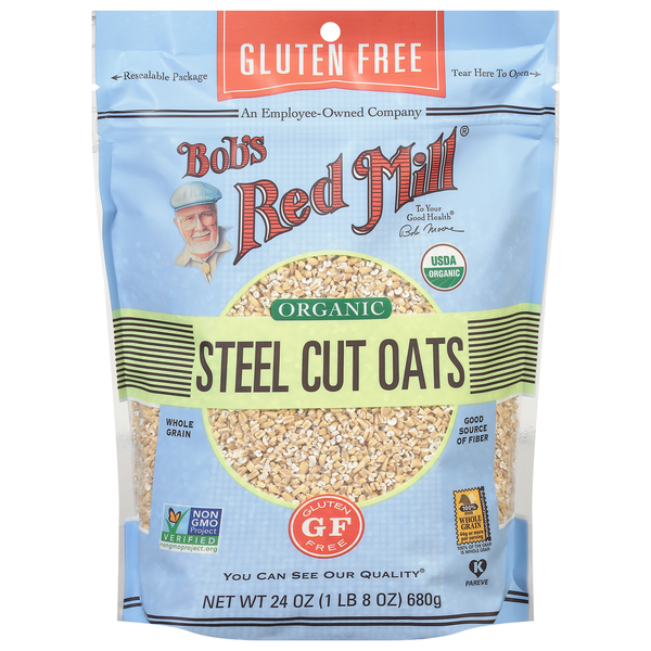 Bob's Red Mill Steel Cut Oats, Gluten Free, Organic Same-Day