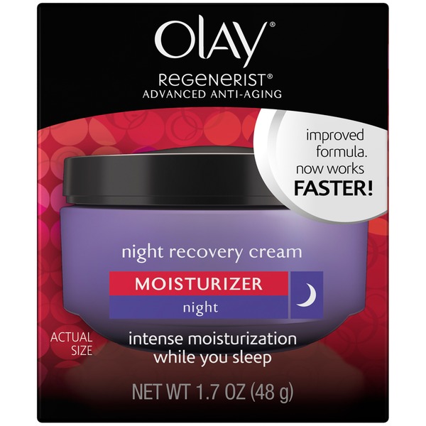 Olay Regenerist Night Recovery Night Cream Face Moisturizer Female Skin Care 1 7 Oz Instacart