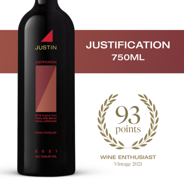 海外ワイン　JUSTIN 2015 & 2016 JUSTIFICATION Set | JUSTIN Winery