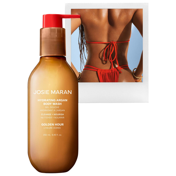 Josie Maran Golden Hour Hydrating & Cleansing Argan Refillable Body Wash