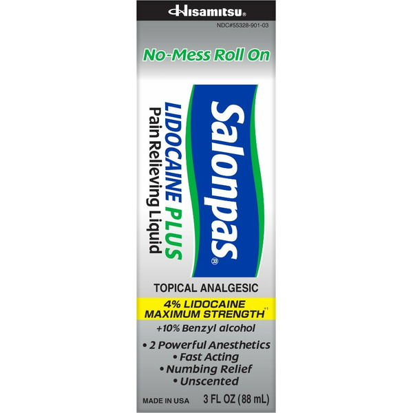 Kroger Salonpas Pain Relieving Liquid, Lidocaine Plus SameDay Delivery or Pickup Instacart