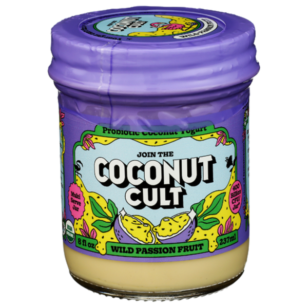 Coconut Cult Organic Wild Passion Fruit Probiotic Coconut Yogurt