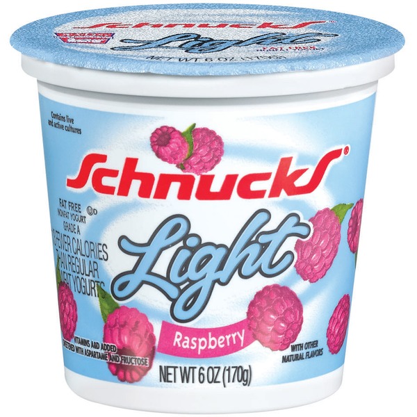 Schnucks Light Raspberry Yogurt (6 oz) Instacart