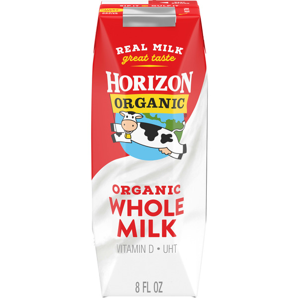 Horizon Organic Shelf Stable Whole Milk Box, 8 fl oz Same-Day