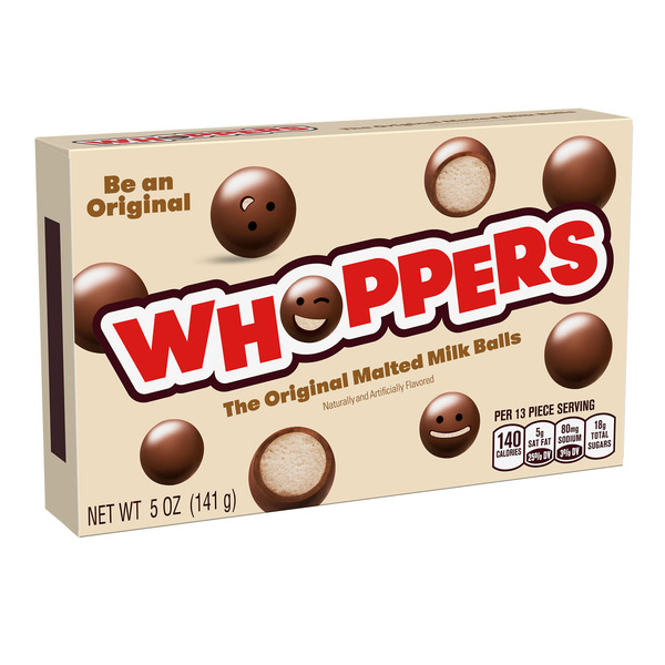 WHOPPERS Malted Milk Balls Candy Box, 5 oz