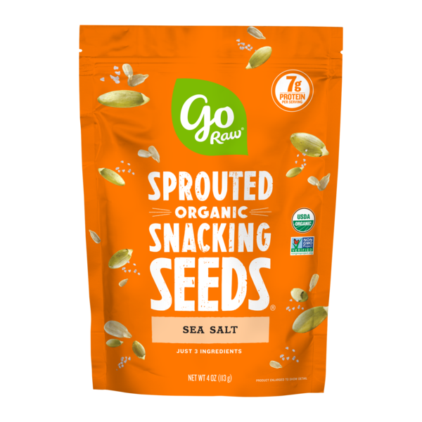 Go Raw Sprouted Sea Salt Snacking Seeds