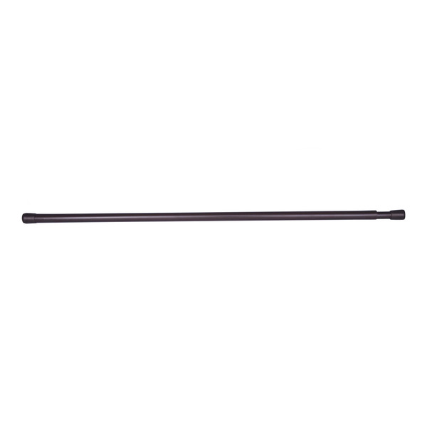 Kenney Spring Tension Rod, Chocolate, 28-48 Inch