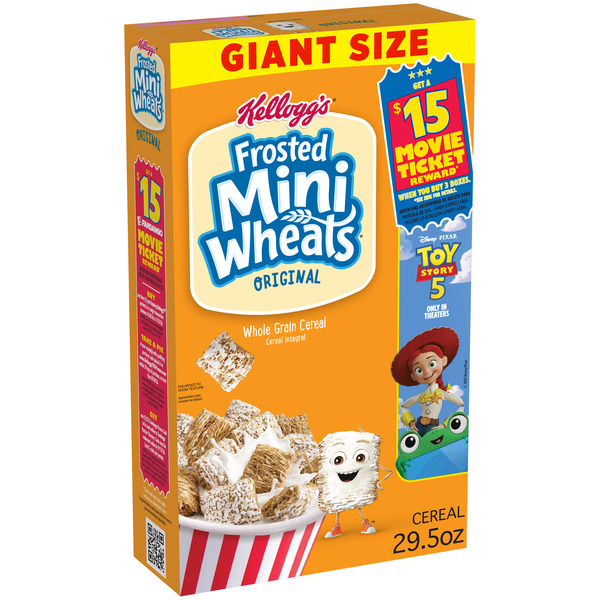 Kellogg's Frosted Mini-Wheats Original Breakfast Cereal Giant Size