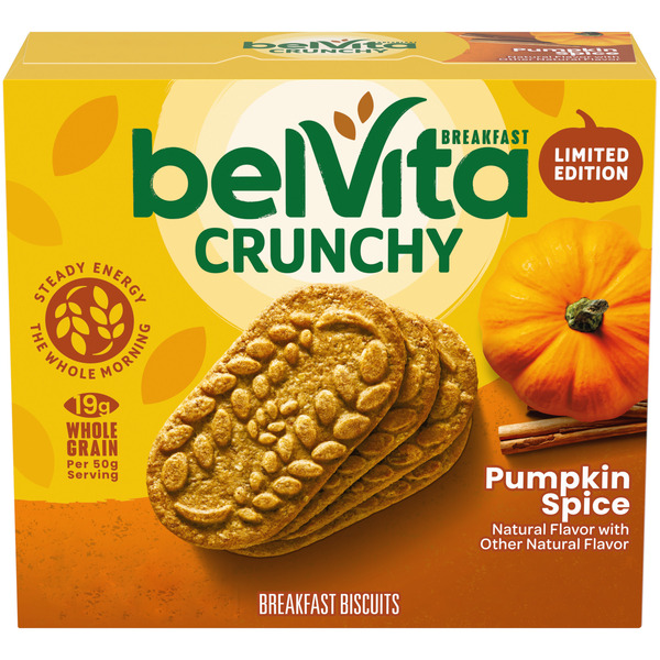 BELVITA Breakfast Bars Biscuits, Pumpkin Spice 8.8 oz Same-Day