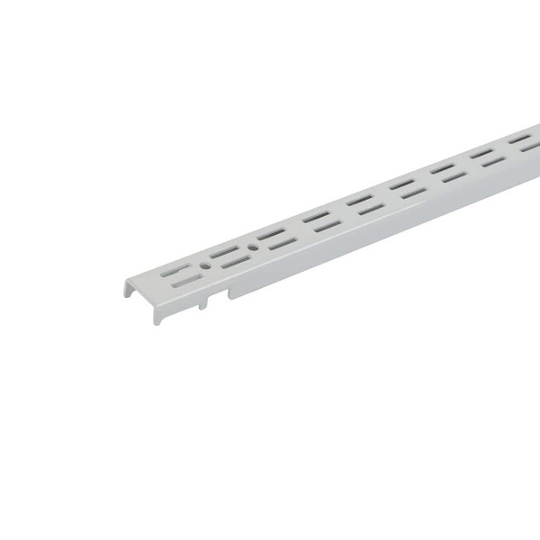Everbilt 48 In. L-white Shelf Tracks Heavy-duty Vertical Rail