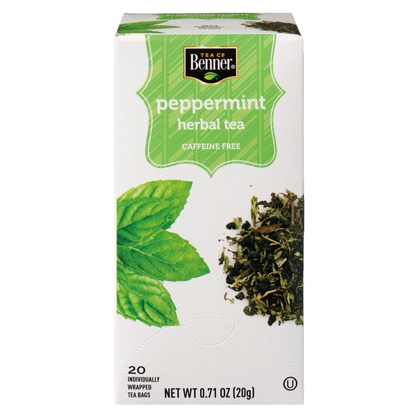 Benner Peppermint Herbal Tea Bags