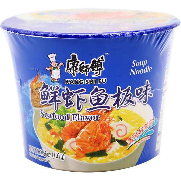 Kang Shi Fu Seafood Flavored Instant Noodle Bowl