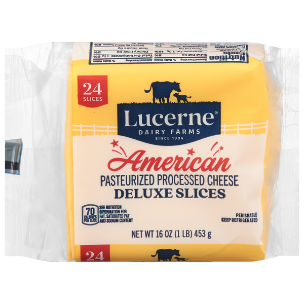 Lucerne Cheese, Pasteurized Process, American