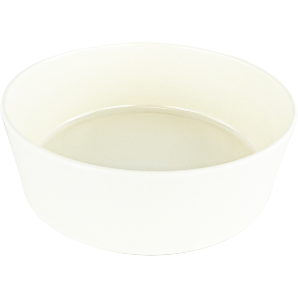 Play On Bamboo Melamine Dog Bowl - Cream
