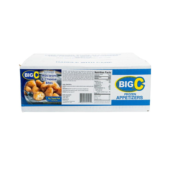 Frozen Big C - Battered Mac & Cheese Bites - 6 lb Box